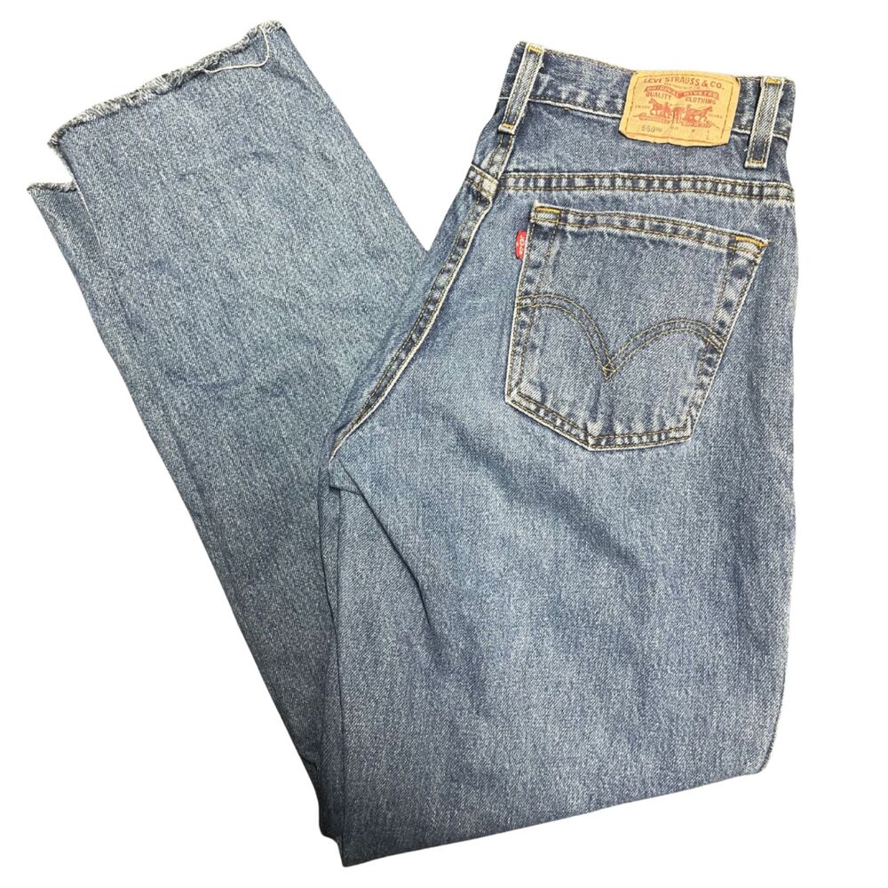 Y2K Levi’s 550 Relaxed Fit Blue Denim Jeans – Size 30x29